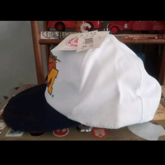 michigan wolverines ncaa basketball front row vintage style snapback hat - Picture 6 of 10